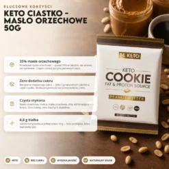 Ciastko Keto – Peanut Butter 50g – Beketo