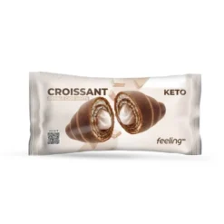Croissant Keto Podwójna Biała Czekolada 50g – FeelingOk