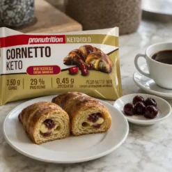 Croissant Keto z Kremem – Amarena 50g – Pronutrition