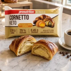 Croissant Keto z Kremem Cukierniczym 50g – Pronutrition