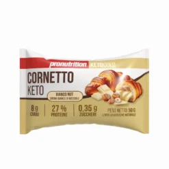 Croissant Keto z Kremem Orzechowym z Białej Czekolady 50g – Pronutrition