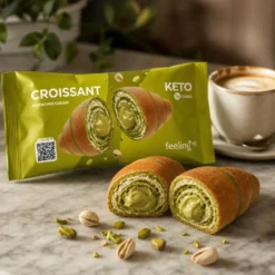 Croissant Keto z Kremem – Pistacjowym 50g – Feeling Ok