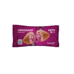 Croissant Keto z Nadzieniem – Owoce Leśne 50g – Feeling Ok