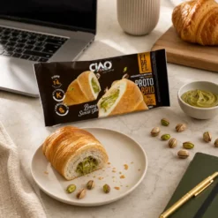 Croissant Niskowęglowodanowy z Kremem – Pistacjowym 60g – CiaoCarb