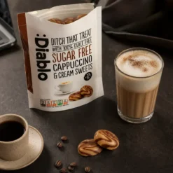 Cukierki kawowo-śmietankowe bez cukru 75g – Diablo