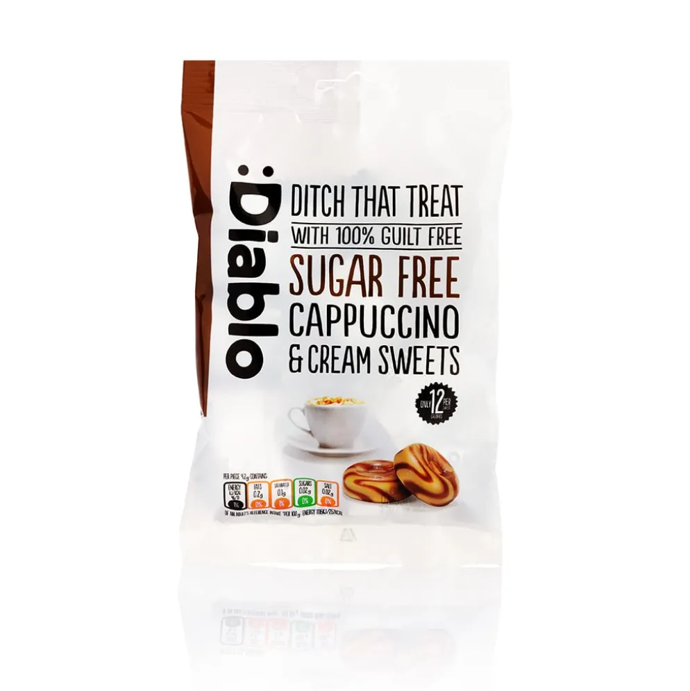 Cukierki kawowo-śmietankowe bez cukru 75g – Diablo