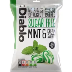 Cukierki miętowo-śmietankowe bez cukru 75g – Diablo Sugar Free