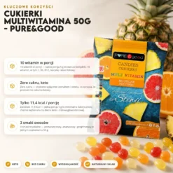 Cukierki multiwitamina 50g – Pure&Good