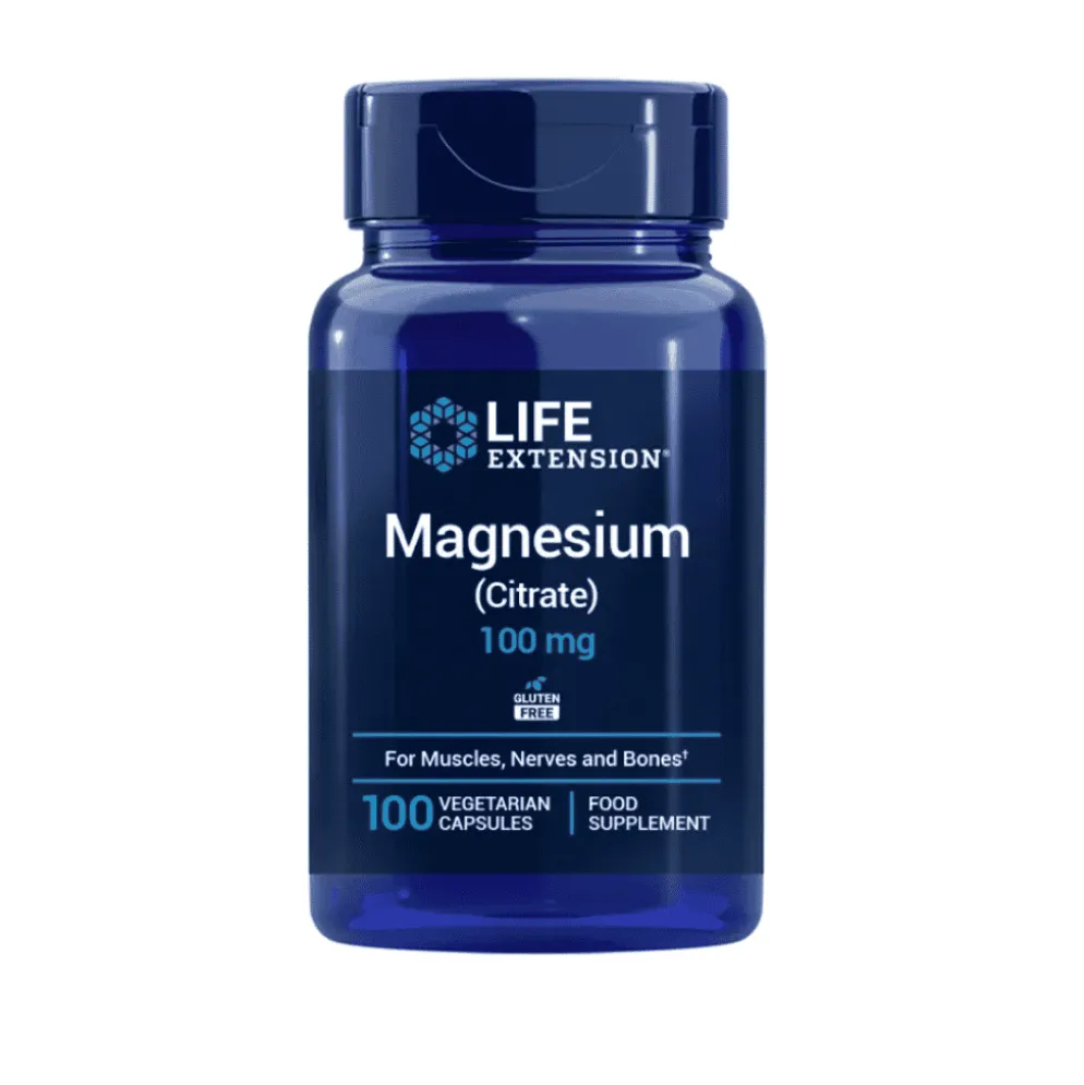 Cytrynian Magnezu 100mg 100 kapsułek – Life Extension