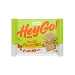 Czekolada Biała z Prażonymi Pistacjami 60g – Torras