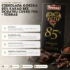 Czekolada gorzka 85% kakao bez dodatku cukru 75g – Torras