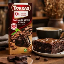 Czekolada Gorzka z Ziarnami Kakao bez Cukru 75g – Torras