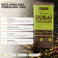 Czekolada Keto – Dubajska 130g – Beketo