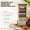 Czekolada Keto Wegańska z Olejem MCT – Orzech Pekan 80g – BeKeto