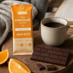 Czekolada Keto Wegańska z Olejem MCT – Słoneczna Pomarańcza Zestaw 10 x 80g – BeKeto