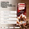 Czekolada mleczna z orzechami bez dodatku cukru 75g – Torras