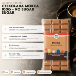 Czekolada Mokka 100g – No Sugar Sugar