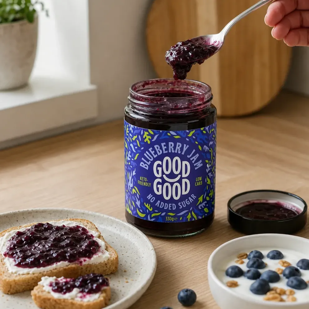 Dżem Keto – Borówka Amerykańska 330ml – Good Good