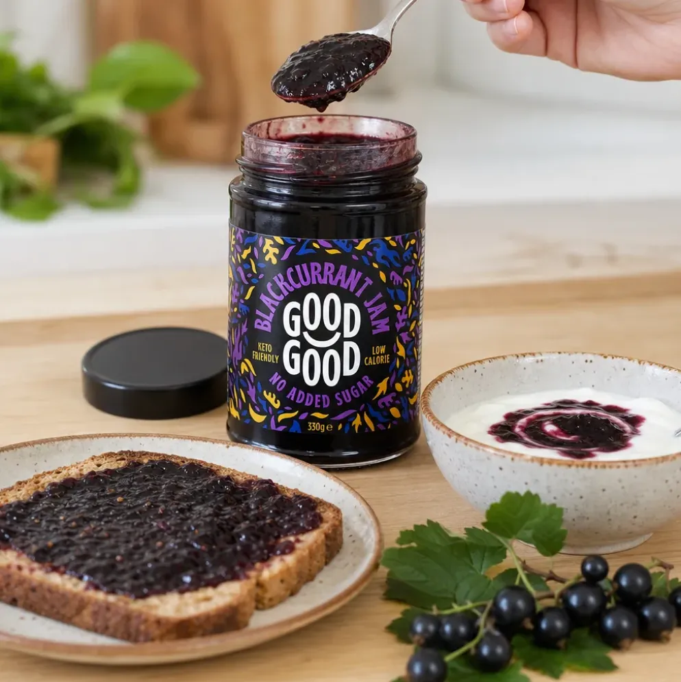 Dżem Keto – Czarna Porzeczka 330g – Good Good