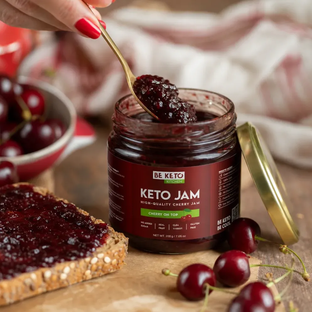 Dżem Keto – Doskonale Wiśniowy 200g – Beketo