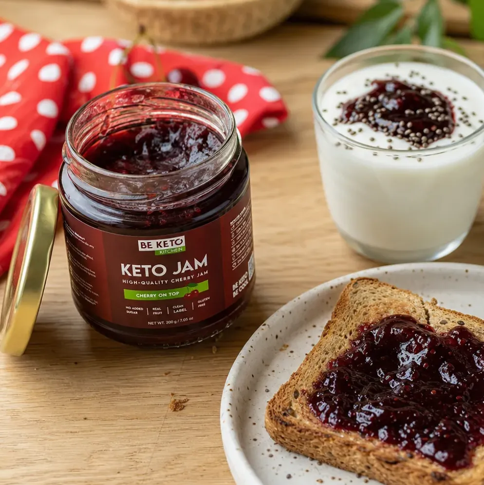 Dżem Keto – Doskonale Wiśniowy 200g – Beketo