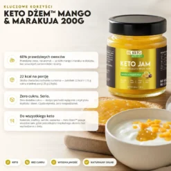 Dżem Keto – Mango & Marakuja 200g – Beketo
