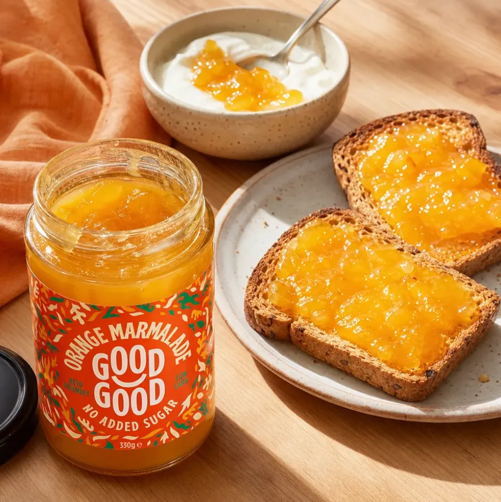 Dżem Keto – Marmolada Pomarańczowa 330g – Good Good
