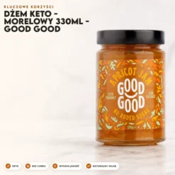 Dżem Keto – Morelowy 330ml – Good Good