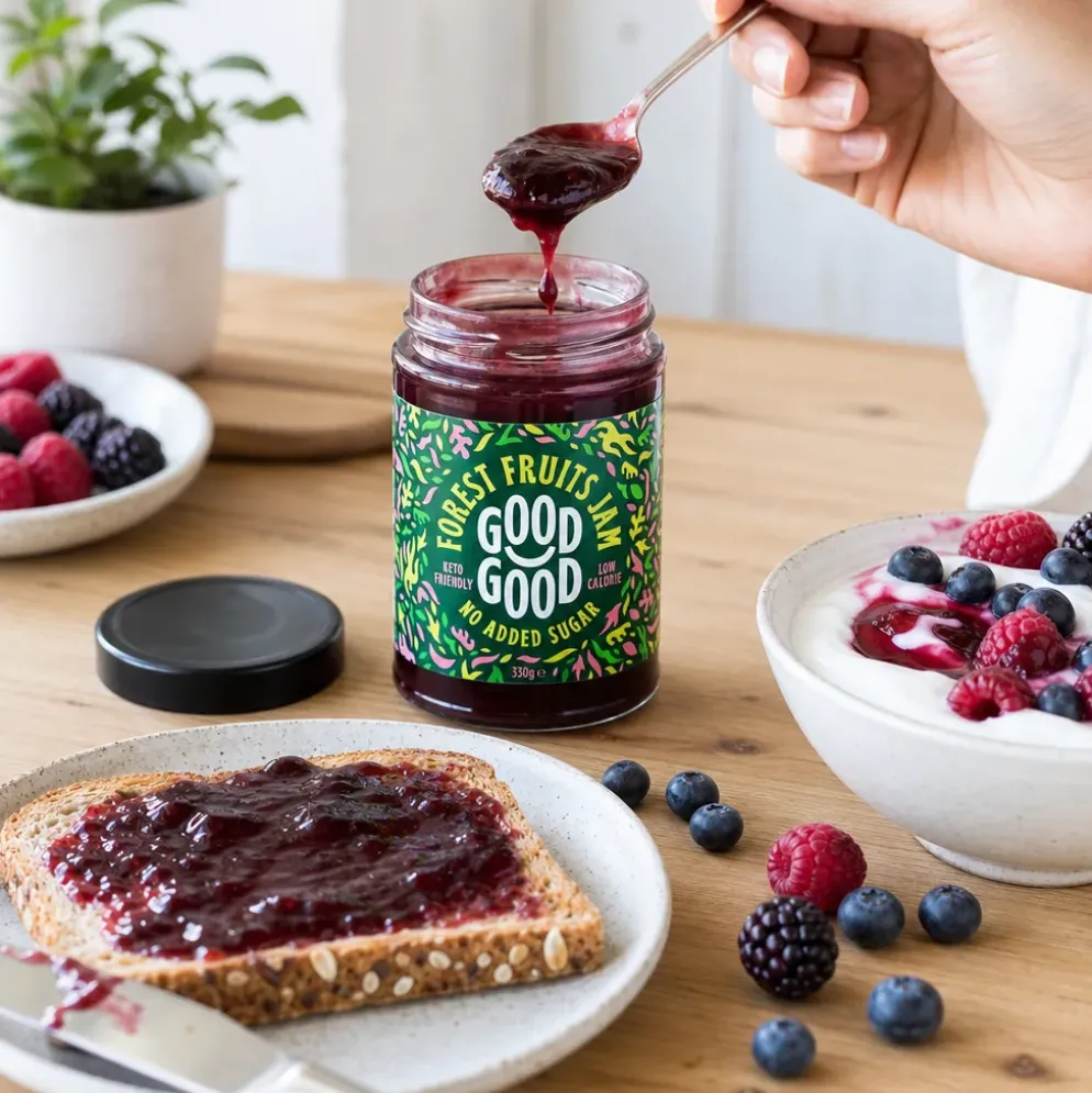 Dżem Keto – Owoce Leśne 330ml – Good Good