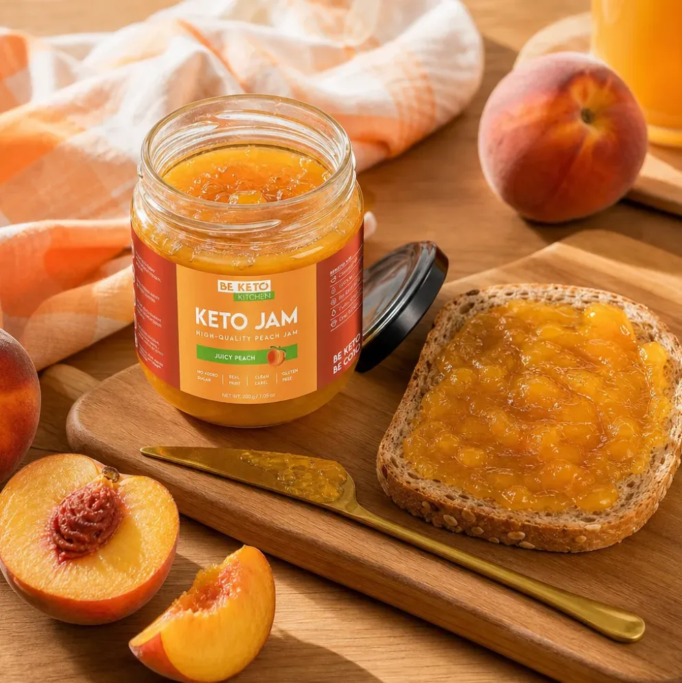 Dżem Keto – Soczysta Brzoskwinia 200g – Beketo