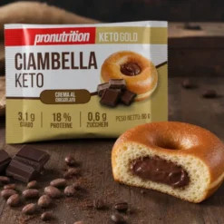 Donat Keto z Czekoladą 50g – Pronutrition