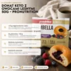 Donat Keto z Owocami Leśnymi 50g – Pronutrition