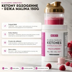 Dzika malina BeKeto – 150g – Ketony Egzogenne