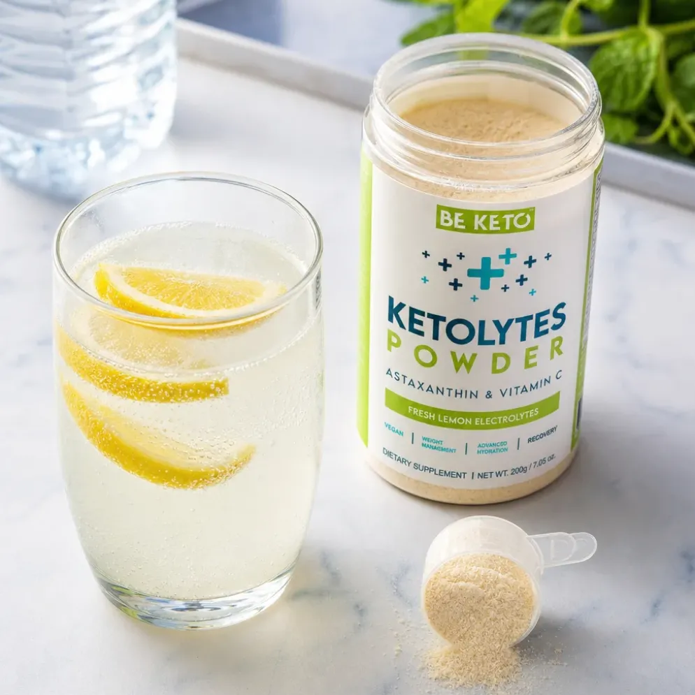 Elektrolity Keto Ketolytes w Proszku – Świeża Cytryna 200g – BeKeto