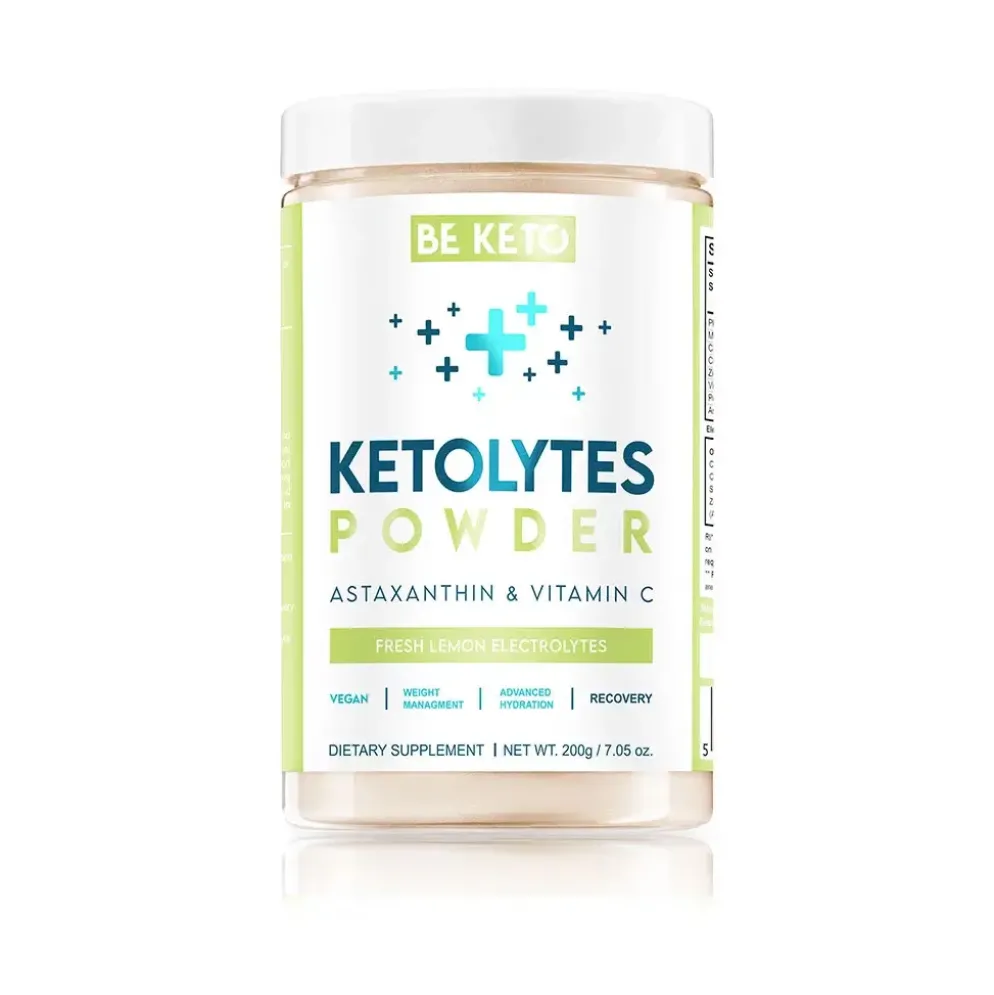 Elektrolity Keto Ketolytes w Proszku – Świeża Cytryna 200g – BeKeto