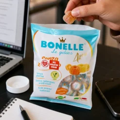 Żelki Bez Cukru – Cytryna i Mandarynki 90g – Bonelle