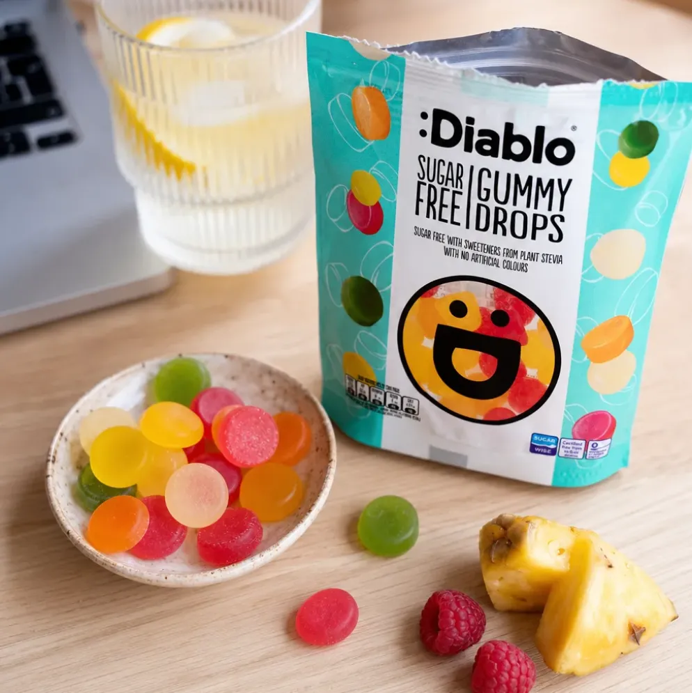Żelki Owocowe Kolorowe Bez Cukru 75g – Diablo