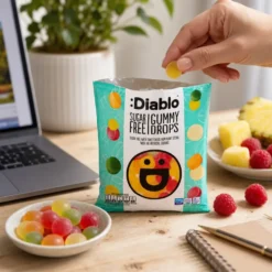 Żelki Owocowe Kolorowe Bez Cukru 75g – Diablo