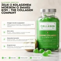 Żelki z Kolagenem Morskim o Smaku Kiwi – The Collagen Company
