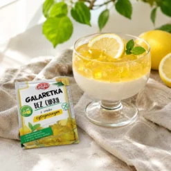 Galaretka Bez Cukru o Smaku Cytrynowym 14g – Celiko