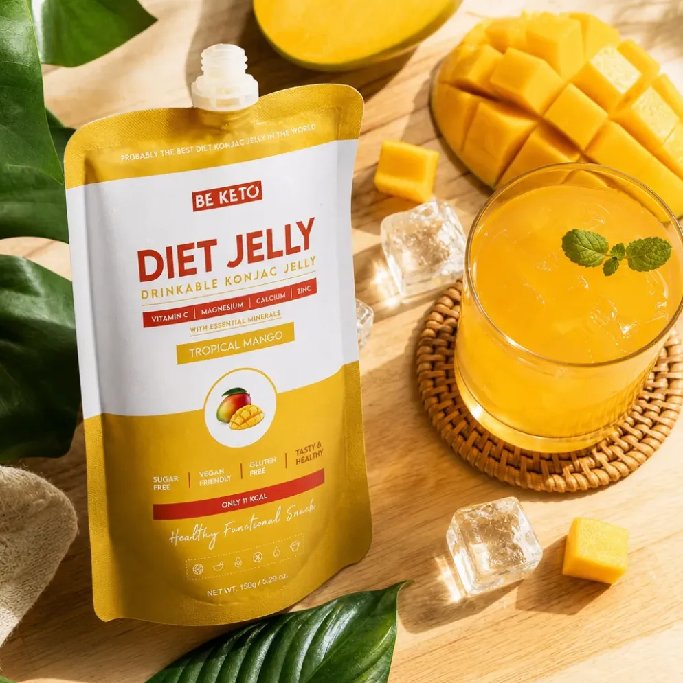 Galaretka Dietetyczna Konjac – Tropikalne Mango 150g – BeKeto