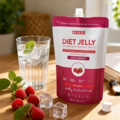 Galaretka Dietetyczna Konjac – Dzika Malina Zestaw 5 x 150g – BeKeto