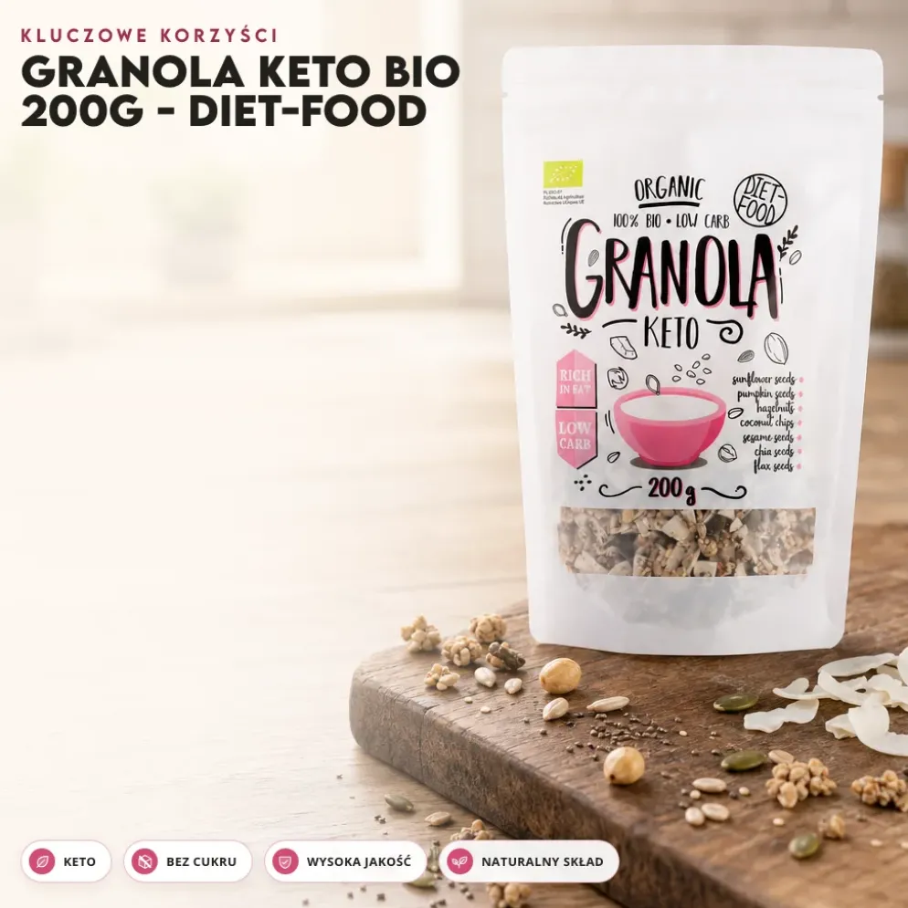 Granola Keto BIO 200g – Diet-Food