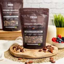 Granola Keto BIO – Kakao i Czekolada 250g – BeKeto