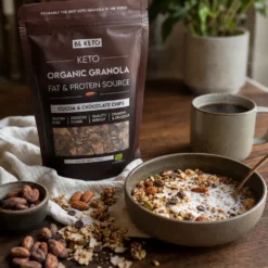 Granola Keto BIO – Kakao i Czekolada 250g – BeKeto