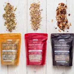 Granola Keto BIO – Kakao i Czekolada 250g – BeKeto