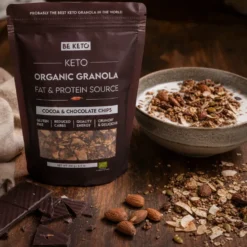 Granola Keto BIO – Kakao i Czekolada 250g – BeKeto