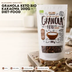 Granola Keto BIO Kakaowa 200g – Diet-Food