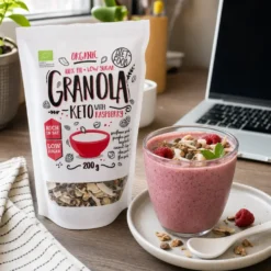 Granola Keto BIO Malinowa 200g – Diet-Food