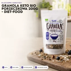 Granola Keto BIO Porzeczkowa 200g – Diet-Food
